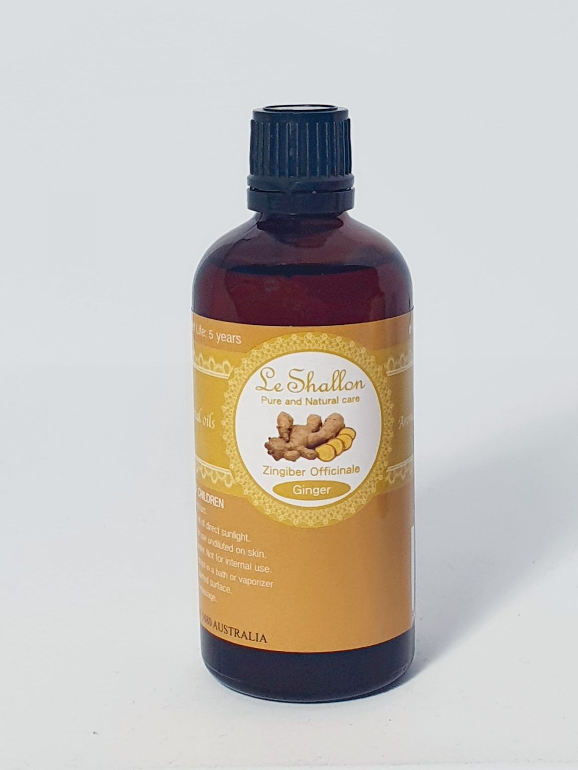Ginger 100ML Essential Oil - Le Shallon Pure and Natural Care